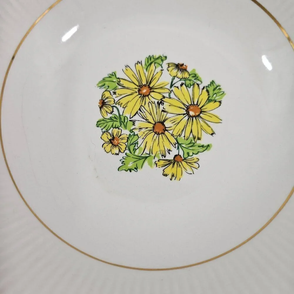 Staffordshire England Summertime Coupe Cereal Salad Soup Bowls – Set of 4